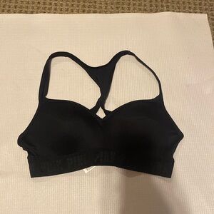 Pink push up sports bra